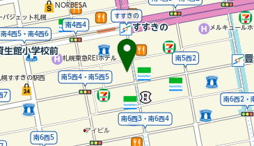 カラオケ館 すすきの中央店の地図画像