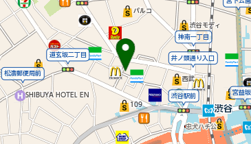 カラオケ館 渋谷本店の地図画像