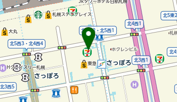 カラオケ館 札幌駅前店の地図画像