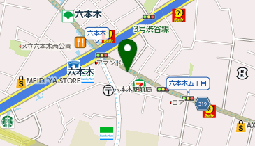 カラオケ館 六本木本店の地図画像