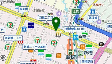 カラオケ館 新橋外堀通り店の地図画像