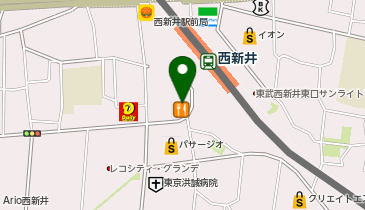 カラオケ館 西新井西口駅前店の地図画像