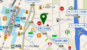カラオケ館 池袋東口本店の地図画像