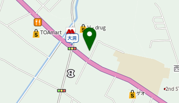 感動の肉と米 関店の地図画像