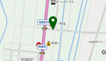 感動の肉と米 大垣店の地図画像