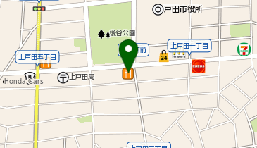 焼肉スエヒロ館 戸田店の地図画像