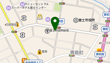 レストランスエヒロ館 富士店の地図画像