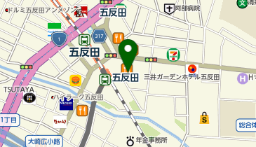 くいもの屋わん 五反田東口店の地図画像