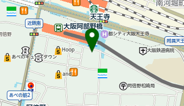 Pizzeria&yen;u0026Bar LOGiC 天王寺の地図画像