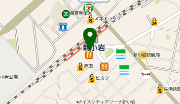 くいもの屋わん 新小岩店の地図画像