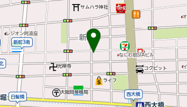 吉み乃製麺所 新町本店の地図画像
