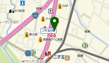 くいもの屋わん 二子玉川店の地図画像