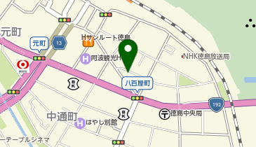 九州魂 徳島駅前店の地図画像