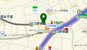 da pai dang 105 三軒茶屋店の地図画像