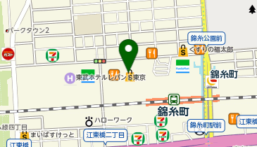 三代目文治 アルカキット錦糸町店の地図画像