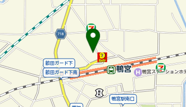 九州魂 鴨宮の地図画像