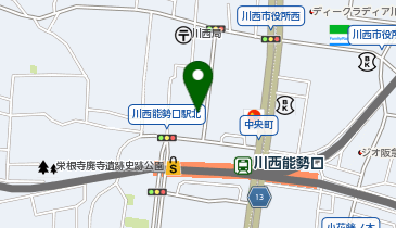 熟成牛たんと瀬戸内鮮魚 かっこ 川西能勢口店の地図画像