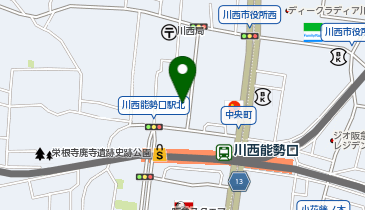 て鶏あし鶏 川西能勢口店の地図画像