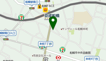 九州魂 京成船橋店の地図画像