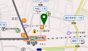 九州魂 国分寺駅北口店の地図画像