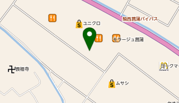 SUIT SQUARE モラージュ菖蒲店の地図画像