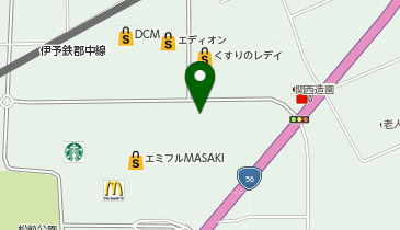 SUIT SQUARE エミフルMASAKI店の地図画像