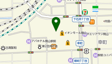 SUIT SQUAREイオンモール岡山店の地図画像