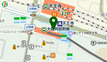 UNIVERSAL LANGUAGE MEASURE'S あべのハルカス店の地図画像