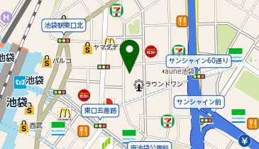 SUIT SQUARE 池袋東口店の地図画像