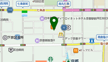 SUIT SQUARE 京都ヨドバシ店の地図画像