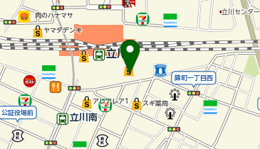 UNIVERSAL LANGUAGE グランデュオ立川店の地図画像