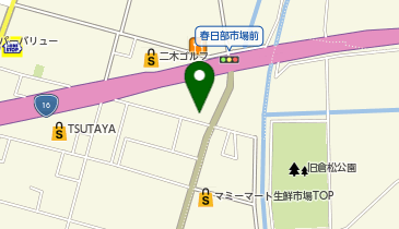 メガネスーパー春日部小渕店の地図画像