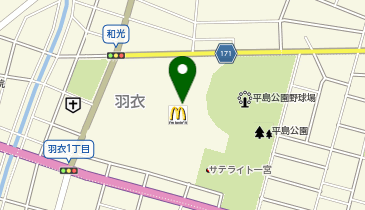 メガネスーパービバホーム一宮店の地図画像