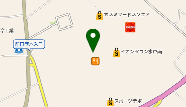 メガネスーパーイオンタウン水戸南店の地図画像