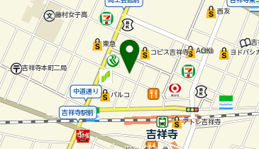 メガネスーパー吉祥寺サンロード本店の地図画像