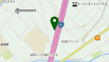 メガネスーパー熊本東バイパス店の地図画像