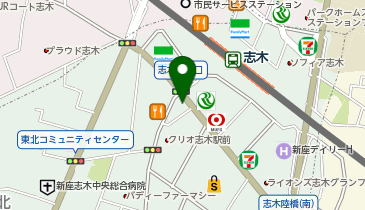 メガネスーパー志木南口駅前店の地図画像