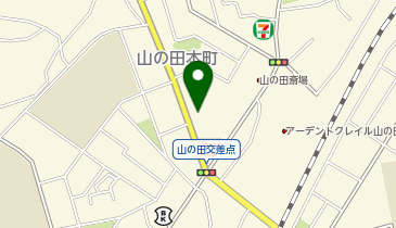 メガネスーパー下関山の田店の地図画像