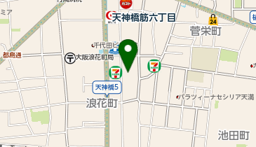 メガネスーパー天六店の地図画像