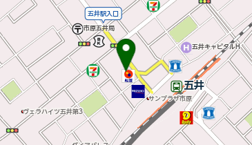 メガネスーパー市原五井店の地図画像