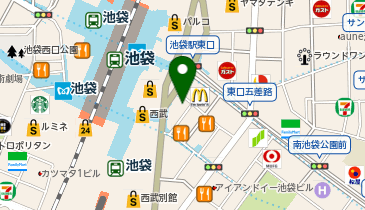 メガネスーパー池袋東口駅前店の地図画像