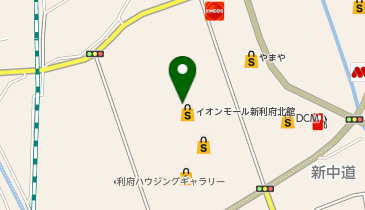 メガネスーパーイオンモール新利府 北館店の地図画像