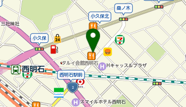 メガネスーパー西明石店の地図画像