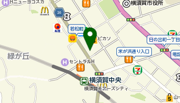 メガネスーパー横須賀店の地図画像
