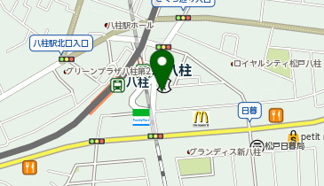 メガネスーパー八柱駅前店の地図画像