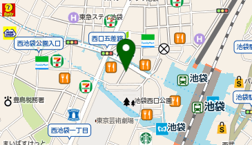 メガネスーパー池袋西口店の地図画像