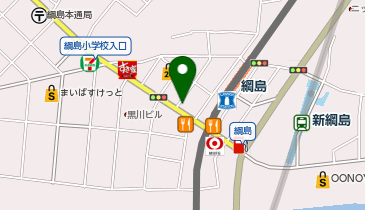 メガネスーパー綱島店の地図画像