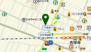 メガネスーパーコンタクト吉祥寺駅北口駅前店の地図画像