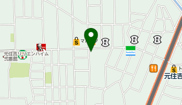 メガネスーパー元住吉店の地図画像