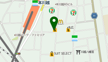 メガネスーパー川越クレアモール店の地図画像